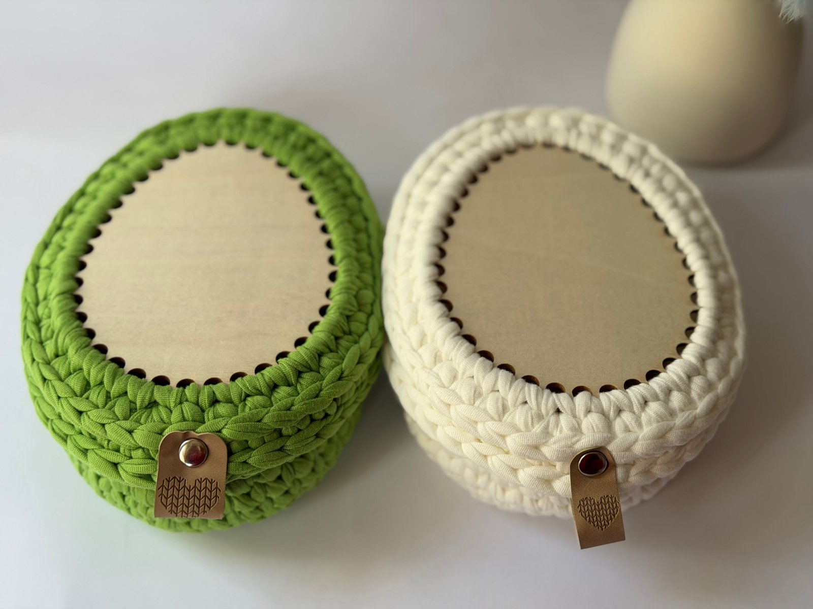 Crochet basket “Egg”