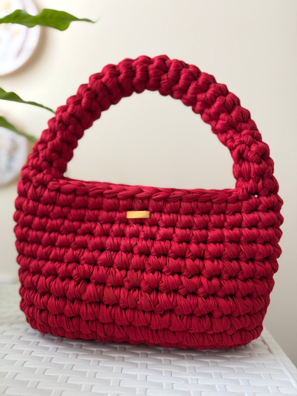 Crochet hand bag “Passion”