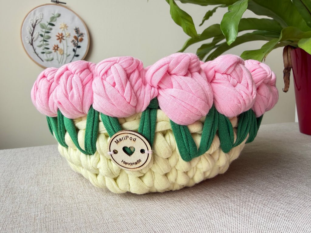 Spring Flowers Basket