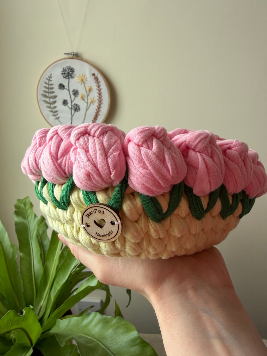 Spring Flowers Basket
